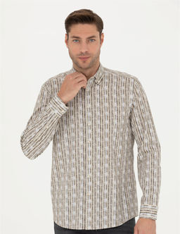 Haki Regular Fit Uzun Kollu G_mlek
