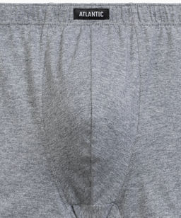ATLANTIC 3MH-216 Трусы шорты Check - набор 3 шт. темно-синий + серый меланж + зеленый  фото 5