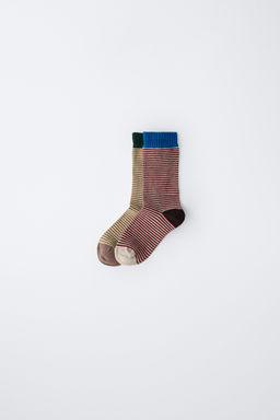 2-PACK OF STRIPED SOCKS - Zara фото 3