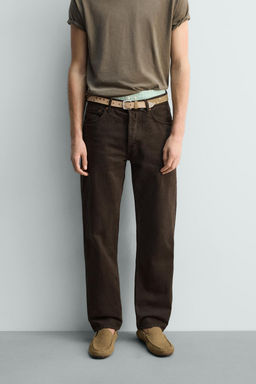 JEANS STRAIGHT FIT LIMITED EDITION / Marr?n - Zara фото 2