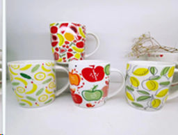 Кружка Фрукты / Q113 /уп 72/