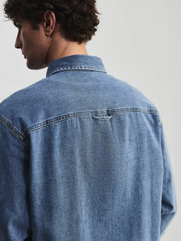 Джинсовая рубашка / Zarina  фото 7