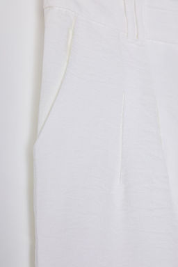 TRENDYOLMILLA Beyaz Pacas? K?v?rmal? Dokuma Sort TWOSS21SR0146  фото 7