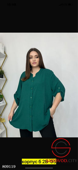 Блузка женская на пуговицах - Bruno фото 7