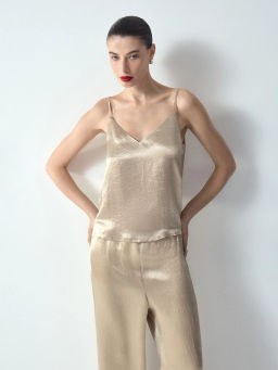 EMKA / Топ на бретелях из ацетата