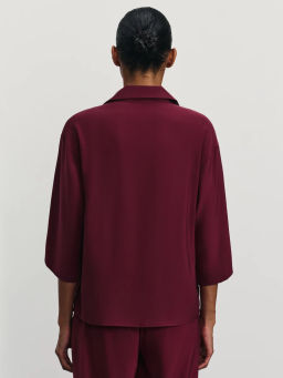 Блузка свободного кроя из вискозы / Zarina  фото 5