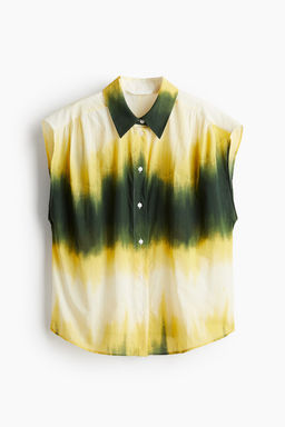 Camisa de algodon sin mangas - H&m фото 6