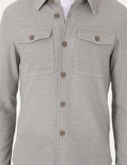 Gri Regular Fit Ceket G_mlek - Cacharel фото 6