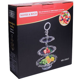 30827 Конфетница 3-х ярусная 34х34х63,5см MB (х6) - Mayer&boch фото 4