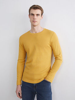 Bisiklet Yaka Basic Uzun Kollu Erkek Ti??rt