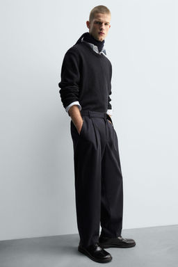 RELAXED FIT TROUSERS WITH BELT - Zara фото 5