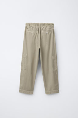 PANTAL?N R?STICO CARGO / verde lavado - Zara фото 2