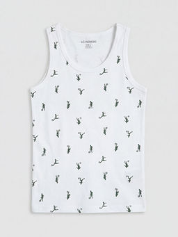 Bisiklet Yaka Erkek ?ocuk Atlet 2li