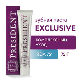 PresiDENT Паста зубная д/комплексного ухода Exclusive (75 RDA) 75 мл