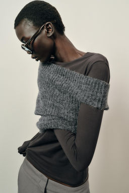 CAMISETA B?SICA ALGOD?N / Carb?n - Zara фото 2