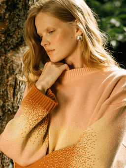 Джемпер оверсайз из смесовой шерсти "Карамель" женский Джемпер оверсайз из смесовой шерсти "Карамель" женский