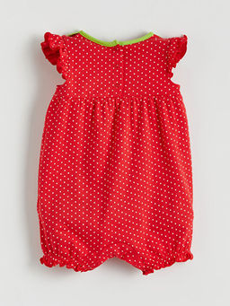 ?ilek Desenli K?z Bebek Tulum ve ?apka