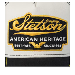 Бейсболка STETSON арт. 7751103K TRUCKER CAP AMERICAN HERITAGE (черный / белый)  фото 4