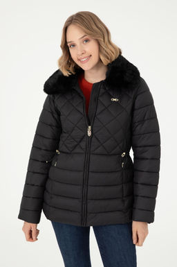 Женское черное пальто - U.s. polo assn фото 3