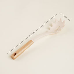 Ложка для спагетти SL Home, 33.5×7×5 см, бежевая