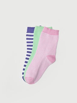 ?izgili K?z ?ocuk Soket ?orap 3l? - Waikiki фото 2