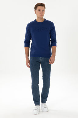 Erkek _ndigo Basic Sweatshirt - U.s. polo assn фото 4