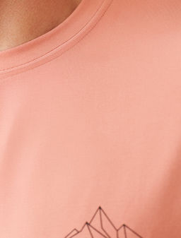 Футболка из премиального хлопка с авторским принтом - Vilatte фото 3