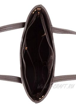 Сумка Модель №1452 | кожзам | гладкий | коричневый | Р908-2 | 29980 - L-craft фото 5