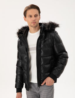 Siyah Deri Ceket - Pierre cardin фото 3