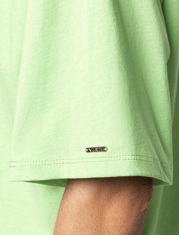 Укороченная футболка силуэта овер-сайз - Vilatte фото 2