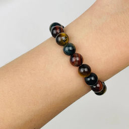 Браслет из Тигрового,Соколиного и Бычего глаза 20 см