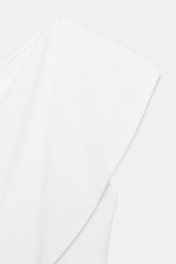 TOP ASIM?TRICO INTERLOCK / Blanco - Zara фото 8