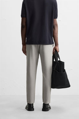 TEXTURED COMFORT TROUSERS - Zara фото 3