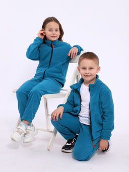 Костюм флис Непоседа петроль, КМ-188-8