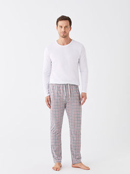 Standart Kal?p Ekose Erkek Pijama Alt