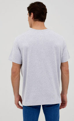 Футболка F111-06b-586 grey melange - Fine joyce фото 3