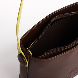 Сумка кросс-боди на молнии, цвет коричневый - Simaland фото 7