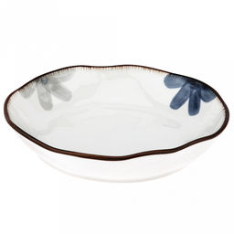 Аквилегия Тарелка глубокая фарфоровая д175мм h35мм, 420мл, с деколью, волнистый край, отводка (Китай) - Домашняя мода фото 2