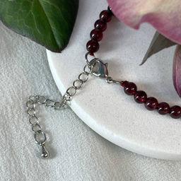 Браслет с Гранатом - Радуга самоцветов фото 3