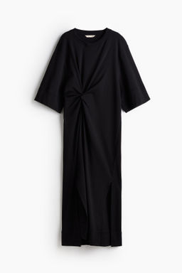 Vestido camiseta con detalle girado - H&m фото 3