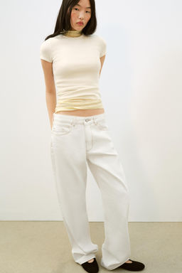 RIBBED T-SHIRT - Zara фото 8
