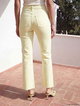 Джинсы Crop Flare Kadın Jean Pantolon женские