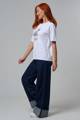 8580 футболка оверсайз женская - Натали фото 8