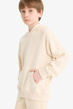 Basic D_z Kap__onlu Okul Sweatshirt Erkek _ocuk - Defacto фото 3