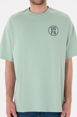 Erkek Oversize Fit Bisiklet Yaka Su Ye_ili Ti__rt Sepette S_rpriz _ndirim - U.s. polo assn фото 7