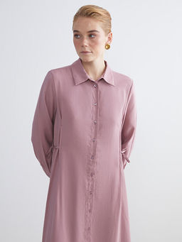 Modal Kar???ml? G?mlek Elbise