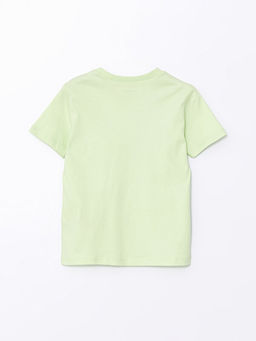 Bisiklet Yaka K?sa Kollu Bask?l? Erkek Bebek Ti??rt - Waikiki фото 3