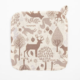 Набор кух. Доляна Forest dwellers: варежка 20х27 см, прихватка 19х19 см, 100% хл  фото 5