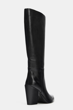 LEATHER COWBOY BOOTS - Zara фото 5