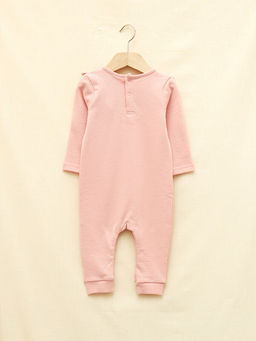 Bisiklet Yaka Uzun Kol Bask?l? K?z Bebek Tulum - Waikiki фото 2